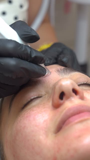 Präzise Augenbrauenbehandlung bei Roxana Beauty Bar